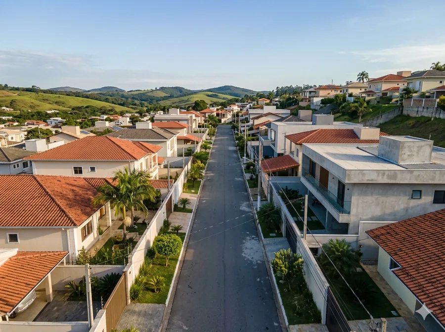 Bairro residencial em Pirapora do Bom Jesus, na região de Alphaville