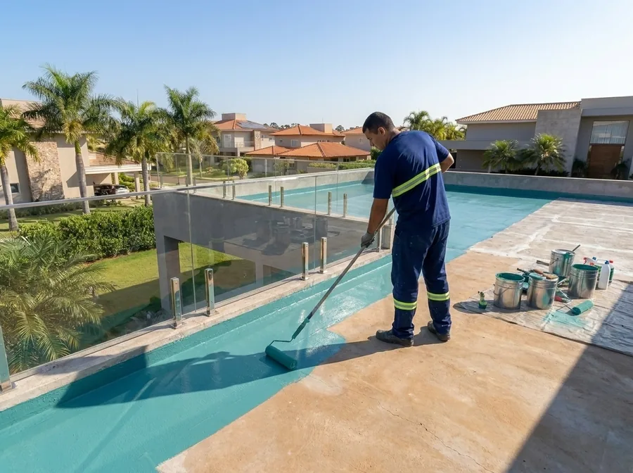 Impermeabilização de varanda e terraço